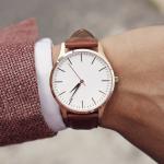 Business Style Minimalist Gents Dress Watches 3atm Water Resistant
