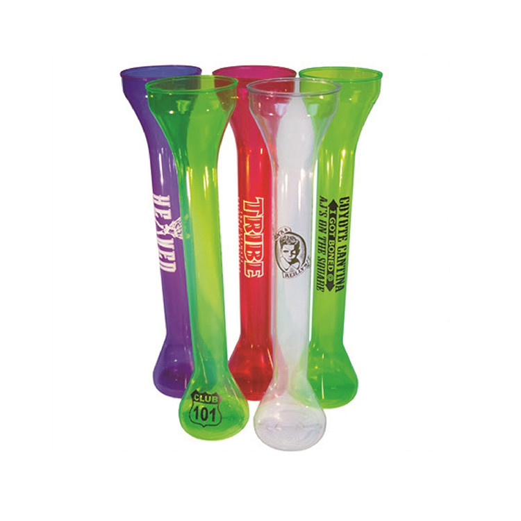 Extra Large PET Party Yard Cups For Slush Alcoholic Beverage And Soft Drinks