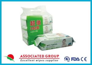 China Super Soft Baby Wet Tissue Biodegradable Natural Cotton Material18 * 20CM wholesale