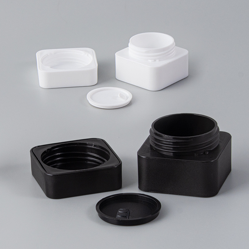 5g 10g 15g 20g 30g 50g 100g Cosmetics Acrylic Gel Nail Jar Matte for Skin Care Cream Frosted Plastic Jars with Screw Lids