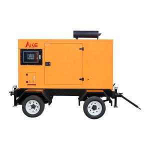 China Trailer / Mobile Soundproof Canopy Diesel Generators wholesale