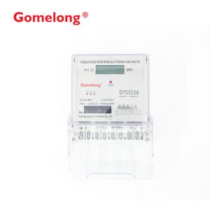 China Manufacture DTS5558 3 phase 4wire 60HZ electric energy meter price wholesale