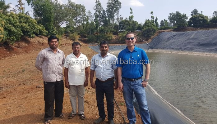 Fish Farm Pond Liner HDPE Geomembrane Roll Size for Effective Leakage Prevention