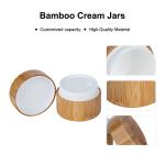 25ml Bamboo Empty Cream Jar High Durability