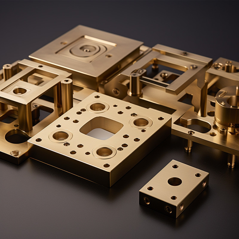 Aerospace CNC Brass Parts , High Precision Milling Parts OEM ODM