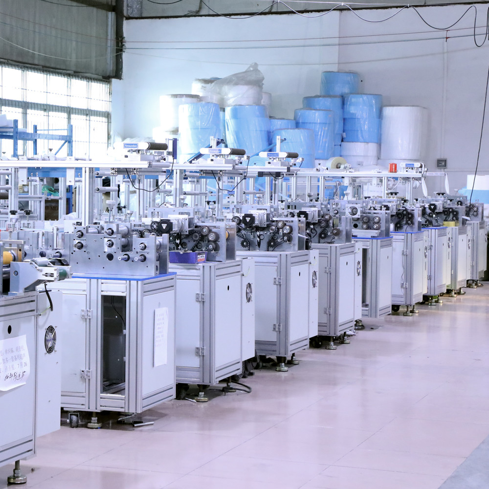 One Time Adult Child 3 Ply Face Mask Making Machine 150pcs Positioning Speed