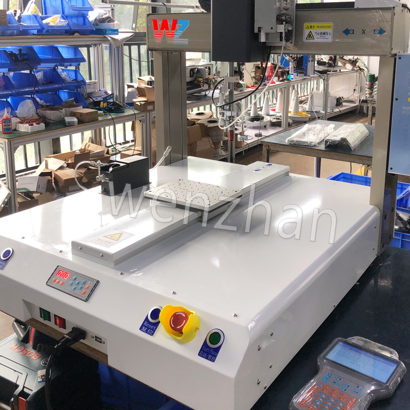 Dual Head 5 Axis Desktop Robotic Iron Station Solder PCB Soldering Machine With Vision