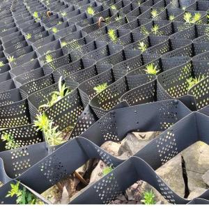 China Geocell Retaining Walls 150mm 445mm Geocell Grass Paver wholesale
