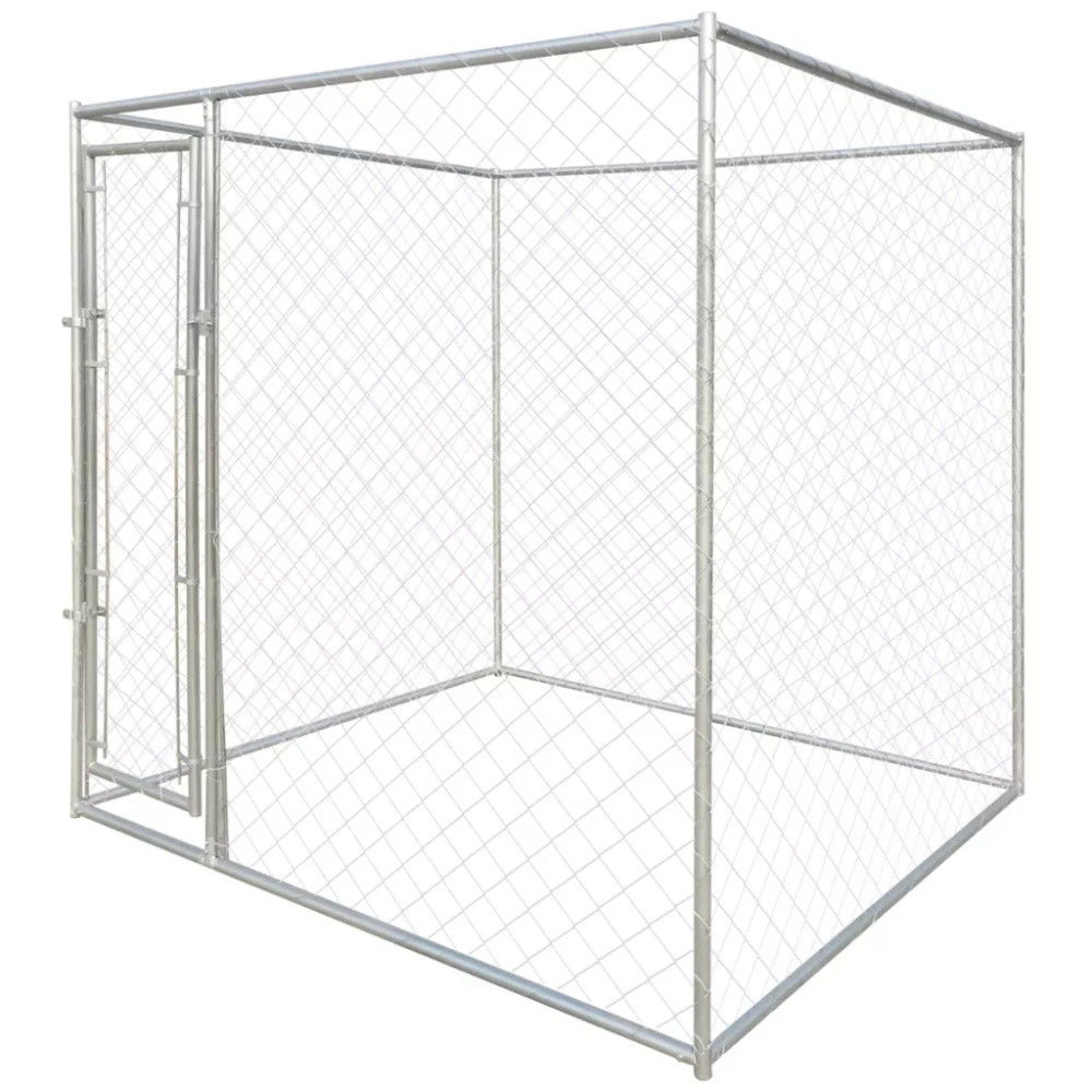 Wholesale large outdoor welded chain link fence dog cage kennel/large outdoor dog fence