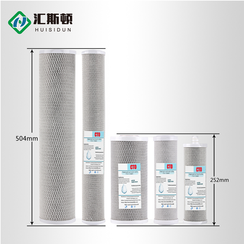 20in*2.5 Carbon Activated CTO Filter Cartridge for Household Water Filtration System