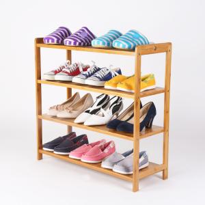 China Modern Stackable Bamboo Shoe Rack Home Entryway Hallway Furniture wholesale