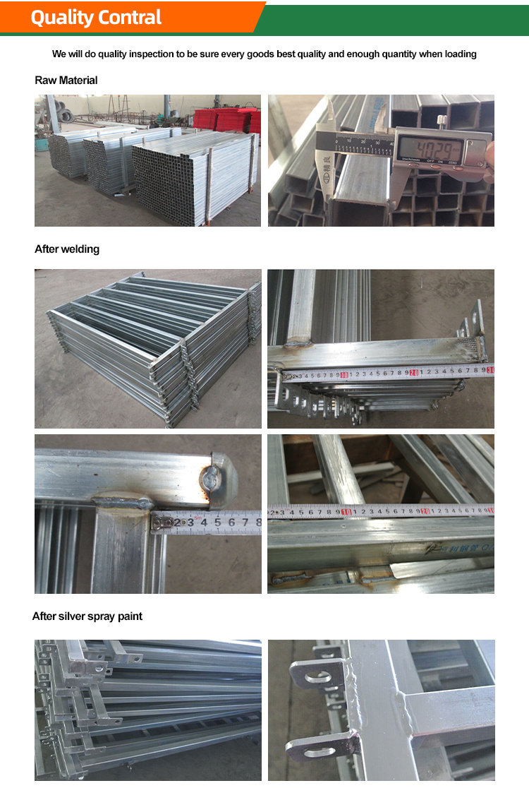 1.8m Hot Dip Galvanized Livestock Corral Panels For Cattle Fence