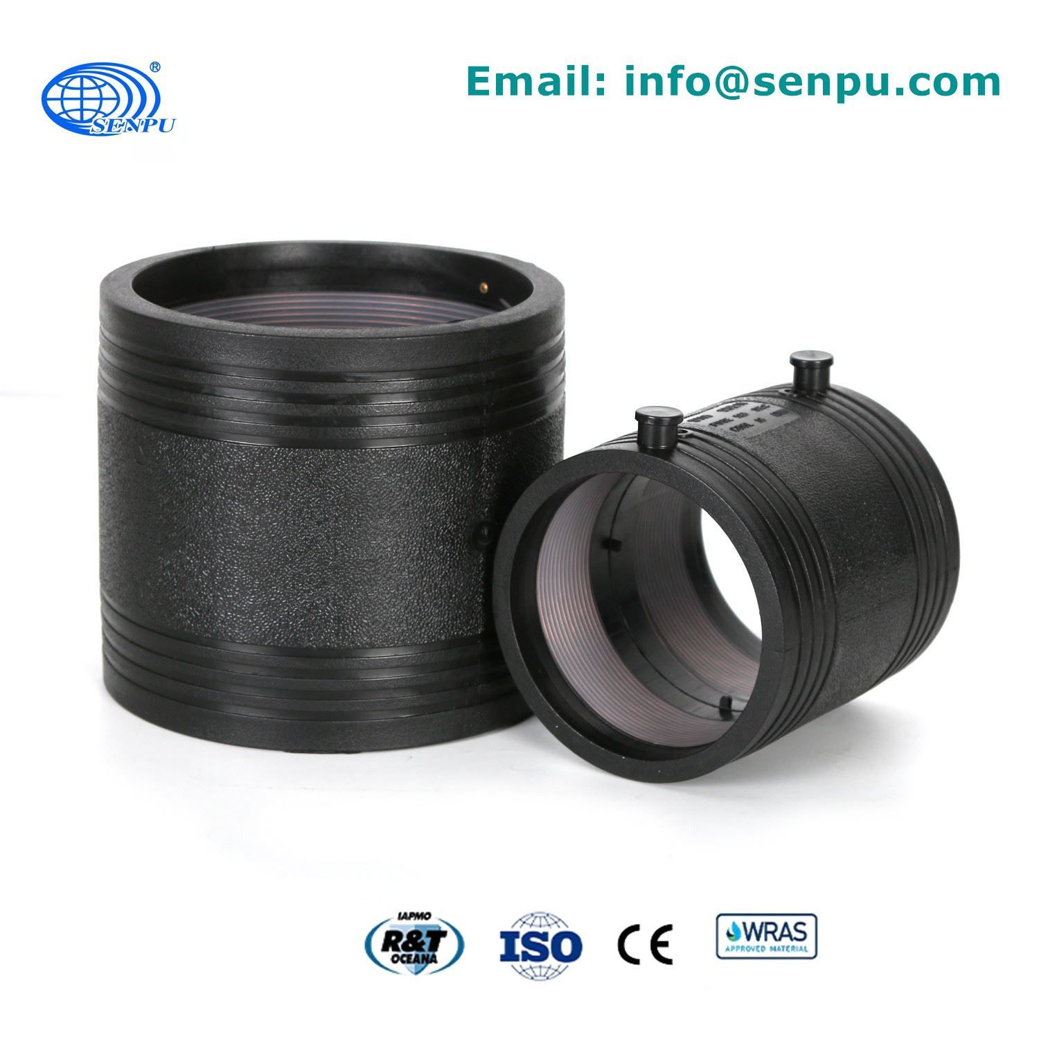 High Toughness Electrofusion Pipe Fittings Joint For HDPE Piping Anti Abrasion