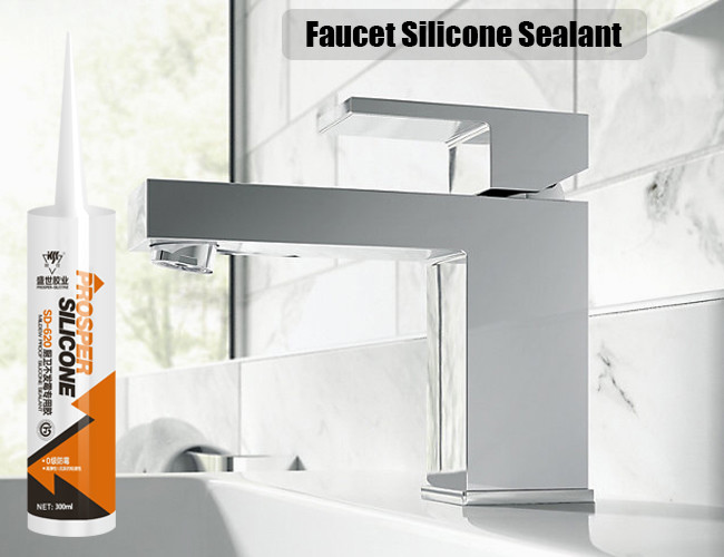 Good Adhesion Construction Silicone Sealant , Black Bathroom Silicone Sealant