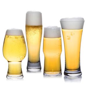 China Factory Wholesale Lead Free High Quality Crystal Clear Glass Beer Glass wholesale