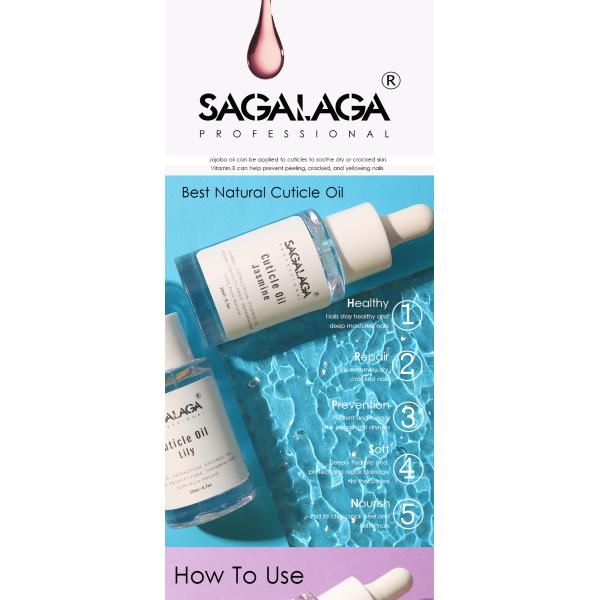 Vitamin E Nail Cuticle Oil Bottle 20ml for Nails Repair and Moisturizes with Natural Keratin 14 Scents Custom Logo