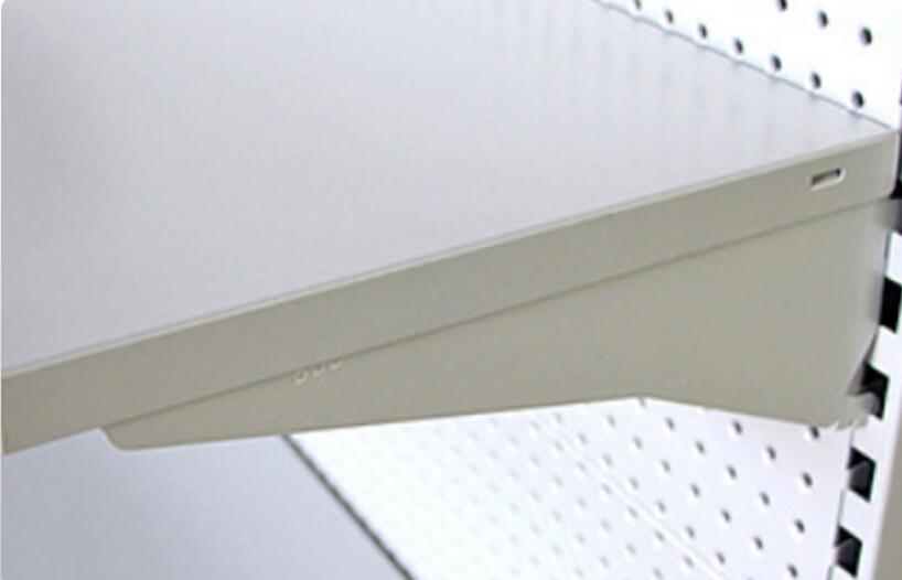 Single Faced Thick Panle Vegetable Grocery Display Racks Four Layers