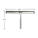 10 inch zinc alloy plated handle light weight squeegee cleaner