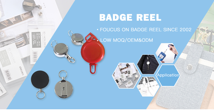Deyi Metal Hook Retractable Reel Badge
