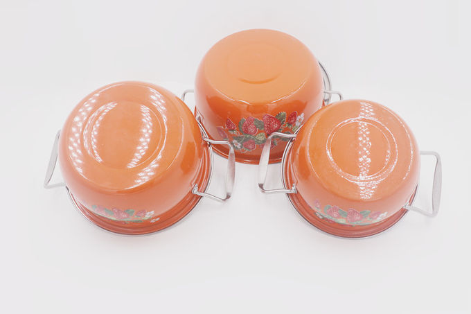 6pcs Outdoor cookware set stainless steel casserole cooking pot non stick saucepan