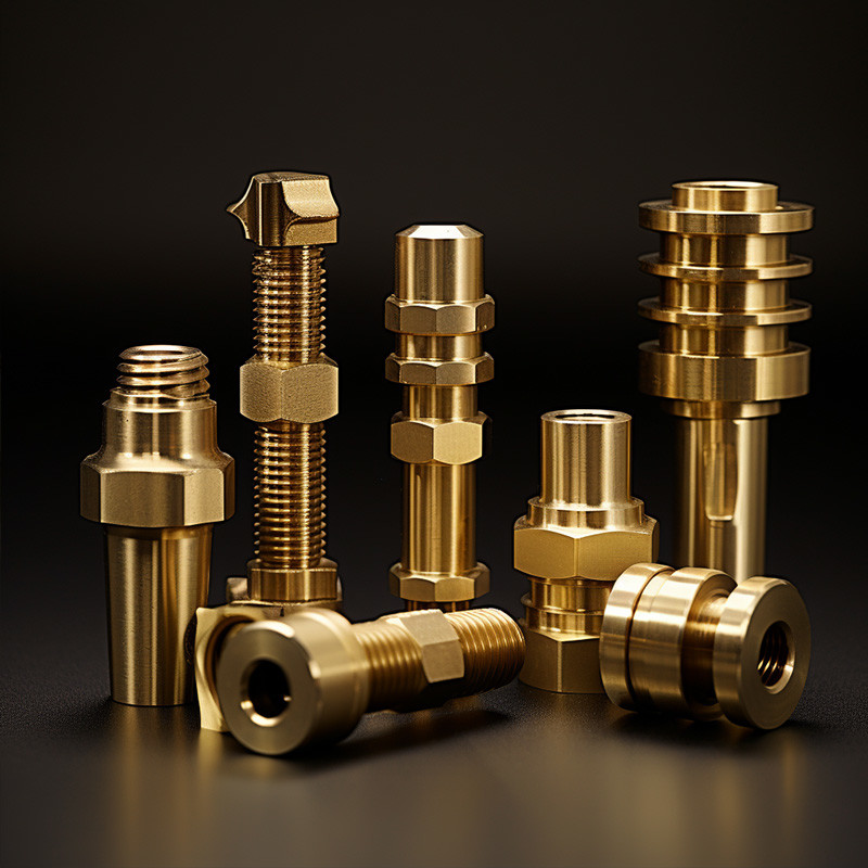 CNC Brass Turned Parts CNC Lathe Turning Services Precision Machining For Aerospace Parts