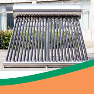 China Long lifetime stainless steel open loop integrated solar water heater wholesale