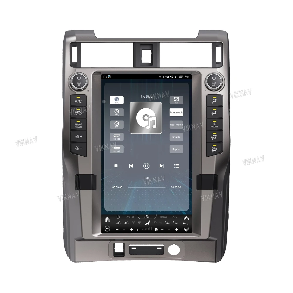 Auto Stereo Car Radio For Toyota 4Runner 2010-2023 Android Auto Carplay GPS Navigation Display Screen Multimedia player