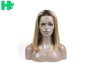 China Remy Human Hair Bob Wig Short Bob Straight With 12 Inch Length 200g wholesale
