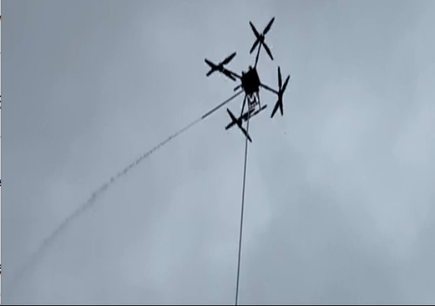 1200m Max Flying Height Fire Department Drone , Fire Fighting Equipment