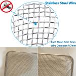 8.5 Inch RV Trailer Accessories Insect Screens For Furnace Vent