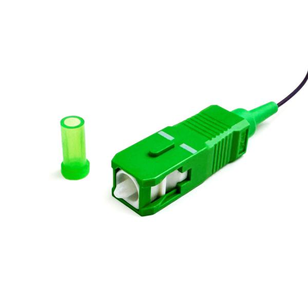 Single Mode 12 Core Fiber Optic Cable 1.5M Fiber Optical Pigtail SC APC G657A1