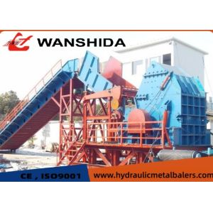Heavy Duty Scrap Metal Shredder Line Vehicles Scrap Crusher Machine