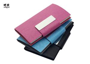 China Women'S Business Card Holder Case Customized Laser Engraved Logo Available wholesale