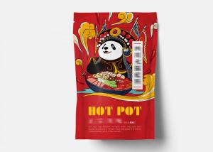 China Customized Plastic Zipper Food Packing Bags / Stand Up Pouch Packaging wholesale