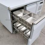 Commercial Kitchen Stainless Steel Undercounter Refrigerator 1360x700x850mm With