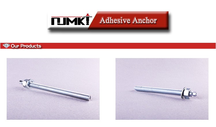High Loading Chemical Expansion Anchor Bolts for Construction Stainless 304 316 HILTI