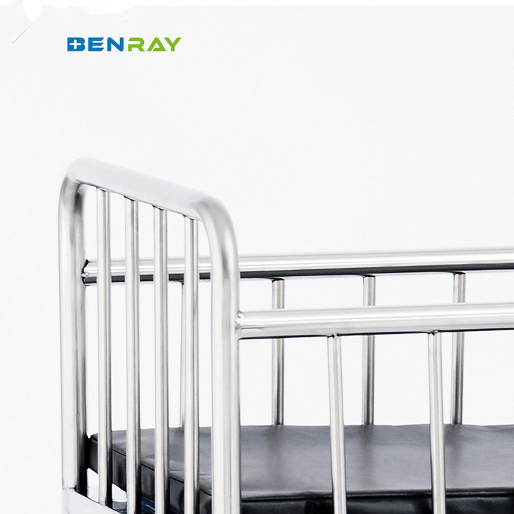 Manual Children Hospital Bed Medical Home Use Children Kids Baby Basin Cart