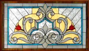 China tempered stained glass for windows 1&quot;thickness wholesale