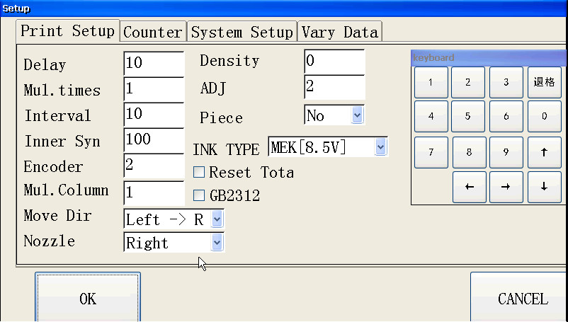 The 5 Section Handheld Inkjet Printer Date Printing Content With ISO9001 Standard