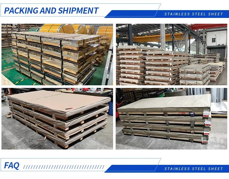 Cold Rolled 2mm Stainless Steel Sheet Plate 3mm 5mm SUS 2B 8K Mirror Wire Drawing