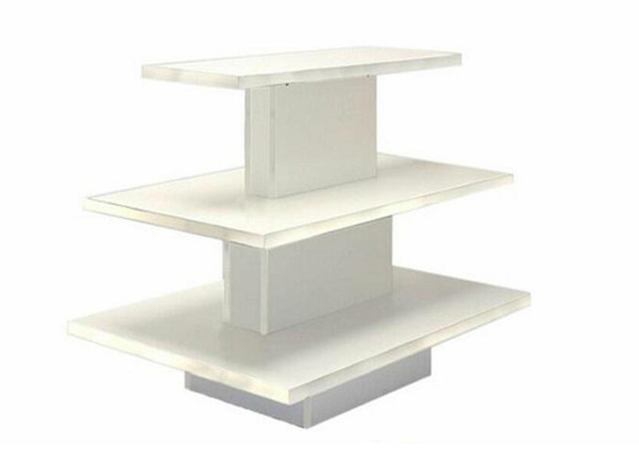 Customized Wooden Garments Shop Display With 20mm Thinckness Shelves