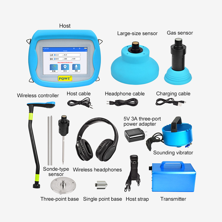 3 In 1 Underground Pipe Leak Detection PQ BT MultiFunction Water And Gas Leak Detection