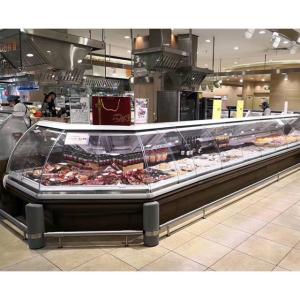 China Air cooled Meat Display Cooler wholesale
