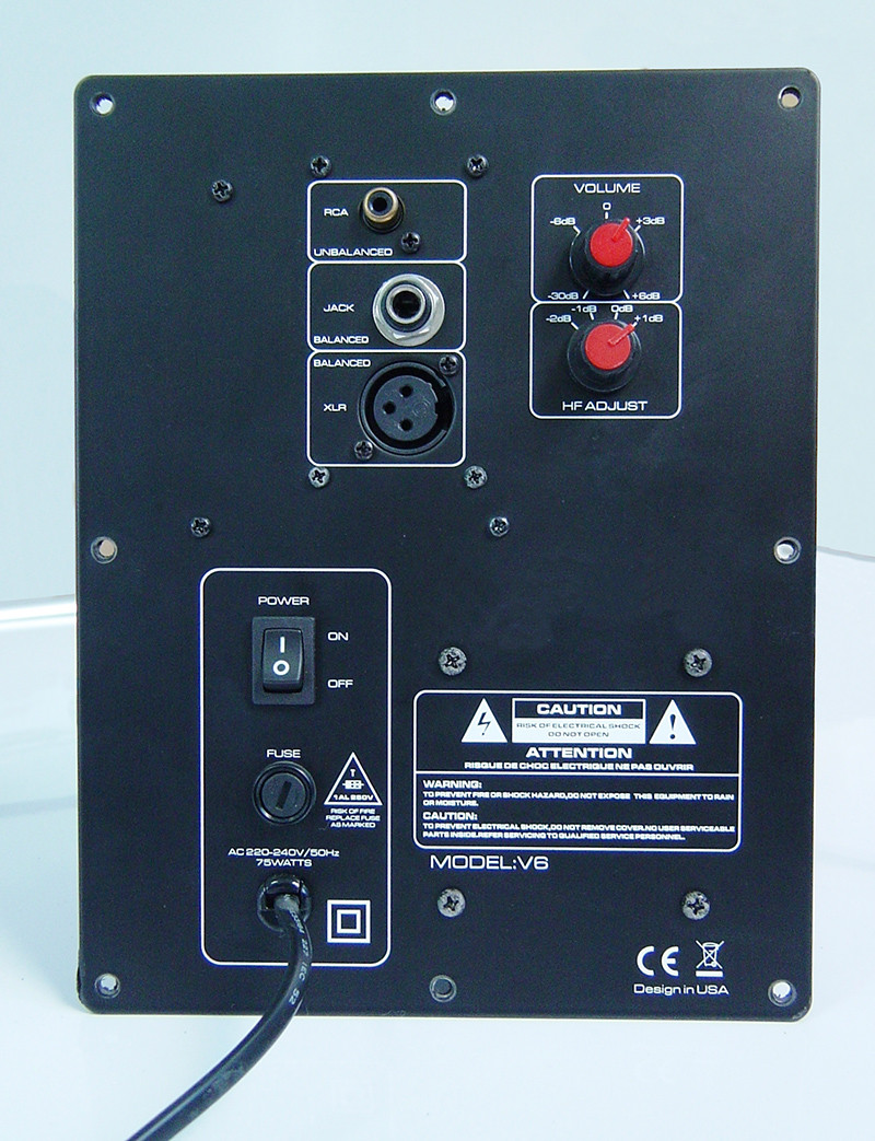 Active Monitor Audio Powered Speakers Pair Studio Speakers Audio Mixing Recording