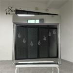 Wedding Crystal Flower Stand Centerpiece With Mirror Flower Holder 150cm