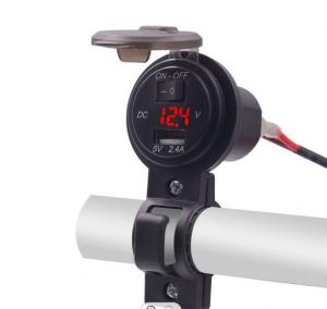 China 12-24V Usb Motorcycle Phone Charger , Android Motorcycle Usb Adapter wholesale