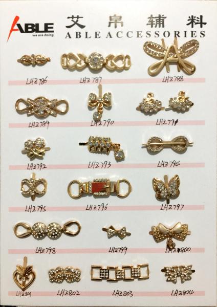 The high-quality goods rhinestone shoe flower shoe accessories metal buckle for