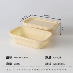 Square box 500ml