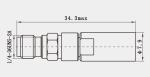 Milimetere Wave K2.90mm Female Stainless Steel RF Connector for MF540A Cable
