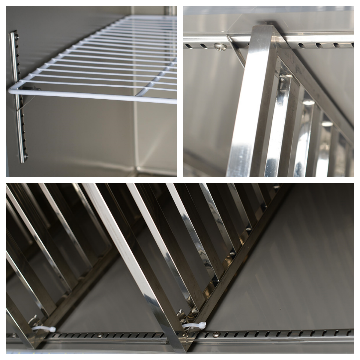 Stainless Steel Refrigeration Equipment for Kitchen 2/3/4/6 Door Refrigerator/Freezer